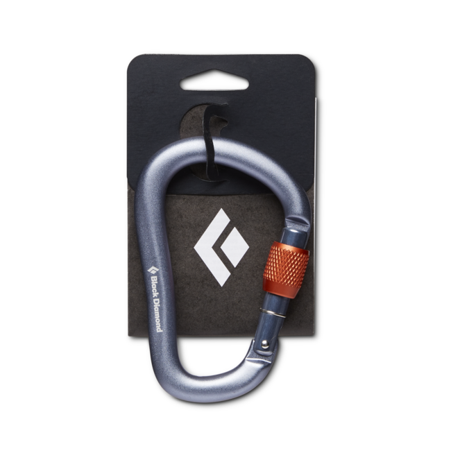 Black Diamond Rocklock Screw Gate Carabiner, Grey