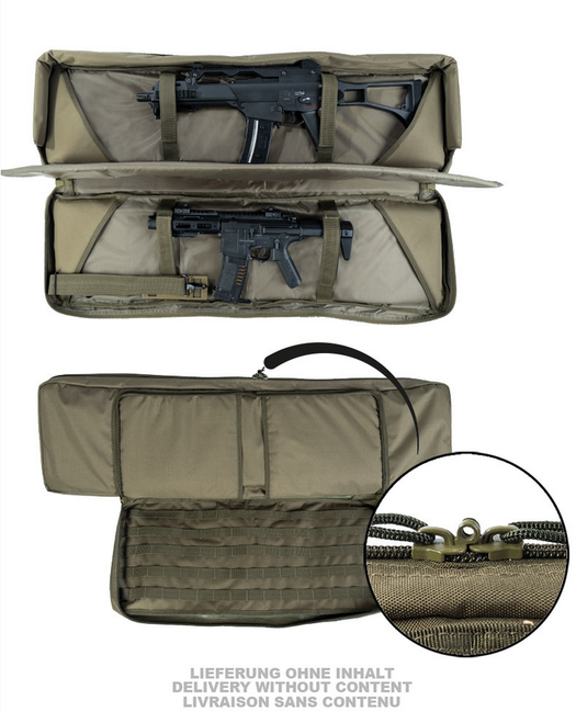 Mil-Tec Rifle and Pistol Combined Gun Case, Olive