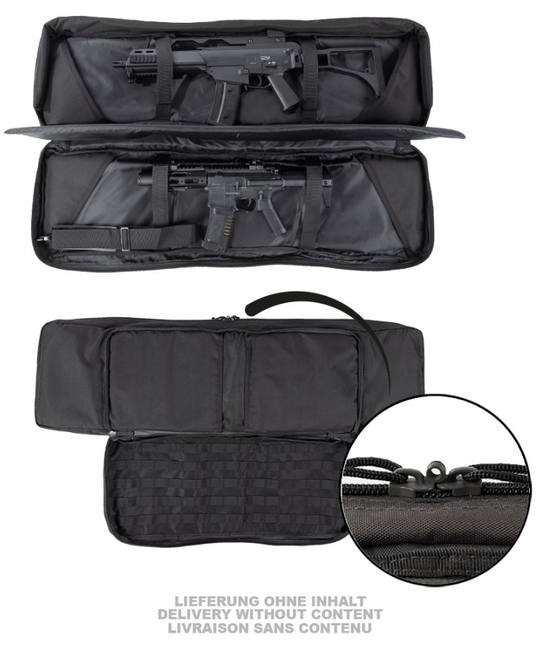 Mil-Tec Rifle and Pistol Combo Case, Black