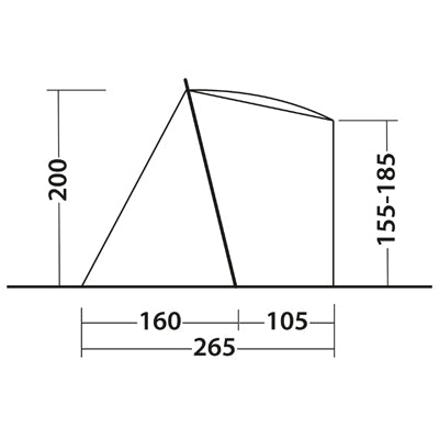 Outwell Sandcrest S Tent
