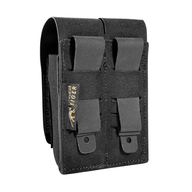 Tasmanian Tiger Double Pistol Mag Pouch MKIII, Black