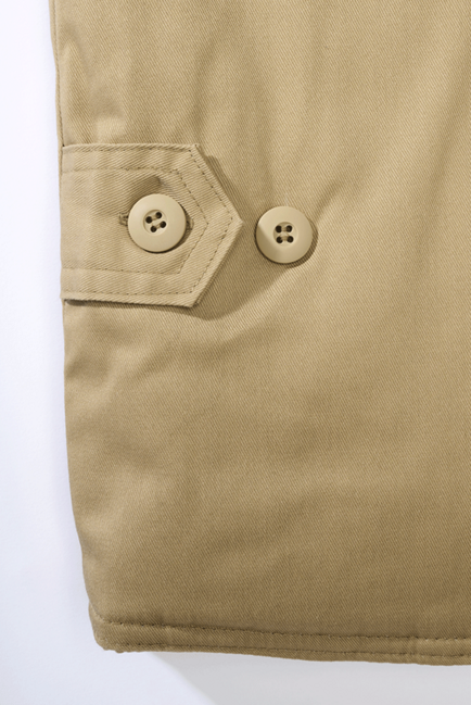 Brandit Ranger Quilted Vest, Camel
