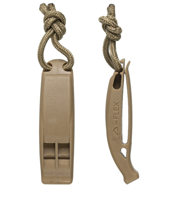 Mil-Tec Molle Tactical Whistle, Coyote