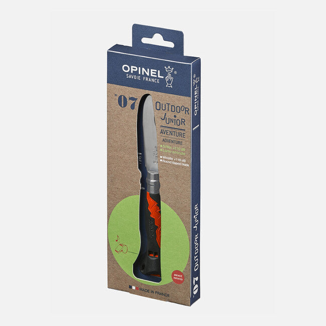 Opinel Zatvárací nôž VRI N ° 07 Outdoor Junior, čierna/oranžová