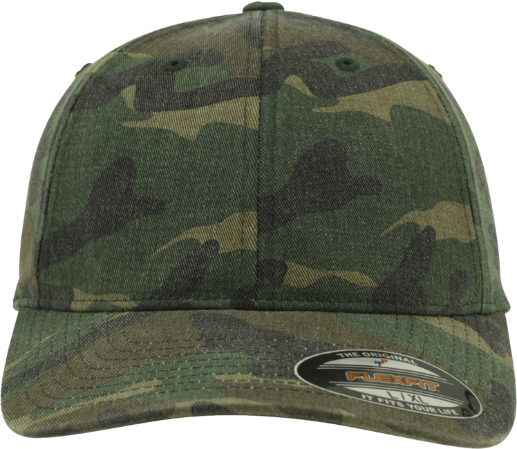 Brandit Flexfit Garment Camo Cap, Woodland