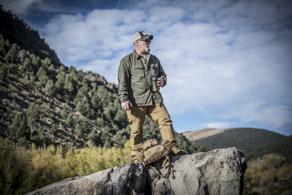 Helikon-Tex Woodsman Shirt, Earth Brown/Black