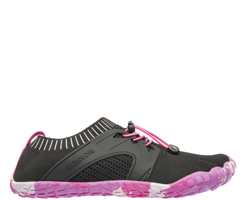BENNON BOSKY Barefoot Shoes, Black/Pink