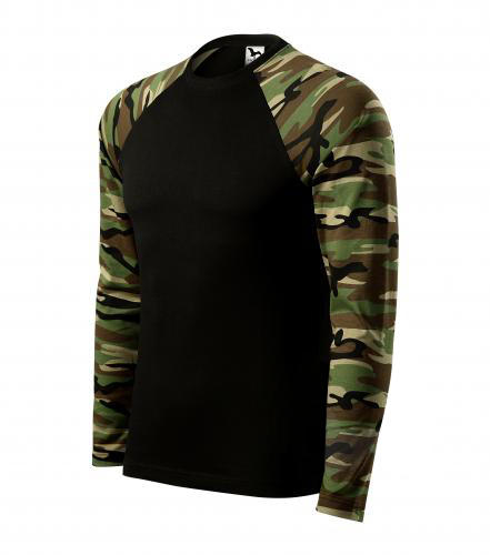 Malfini tričko Camouflage 160g/m2, brown