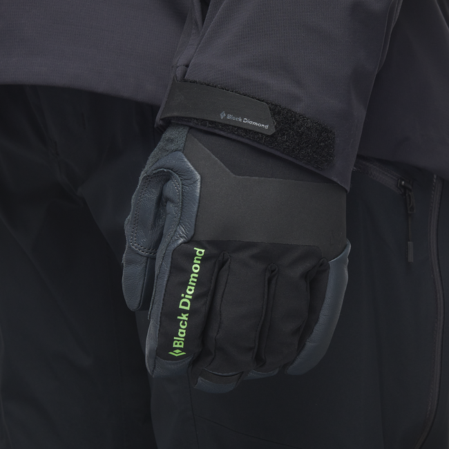 Black Diamond Terminator Leather Gloves, Black