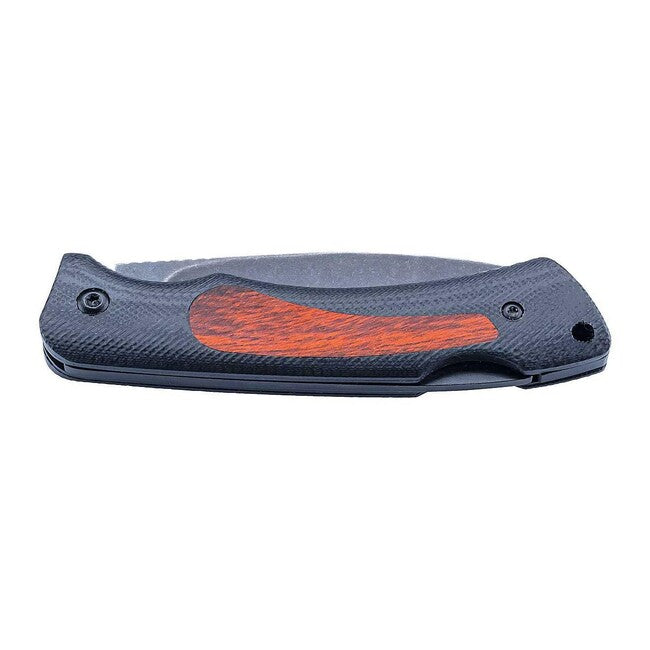 Herbertz Gentleman's Pocket Knife 7.5cm, G10, Pakka Wood, Black