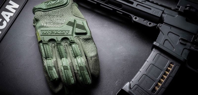 Mechanix M-Pact Impact Gloves, Olive