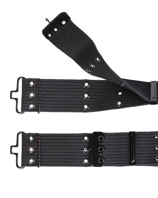 Mil-Tec US Type LC1 Belt with Metal Buckle, Black