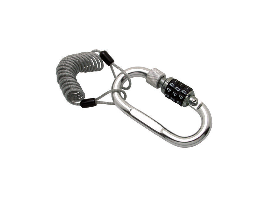 Baladeo TRA011 Trax Dial Lock with Carabiner