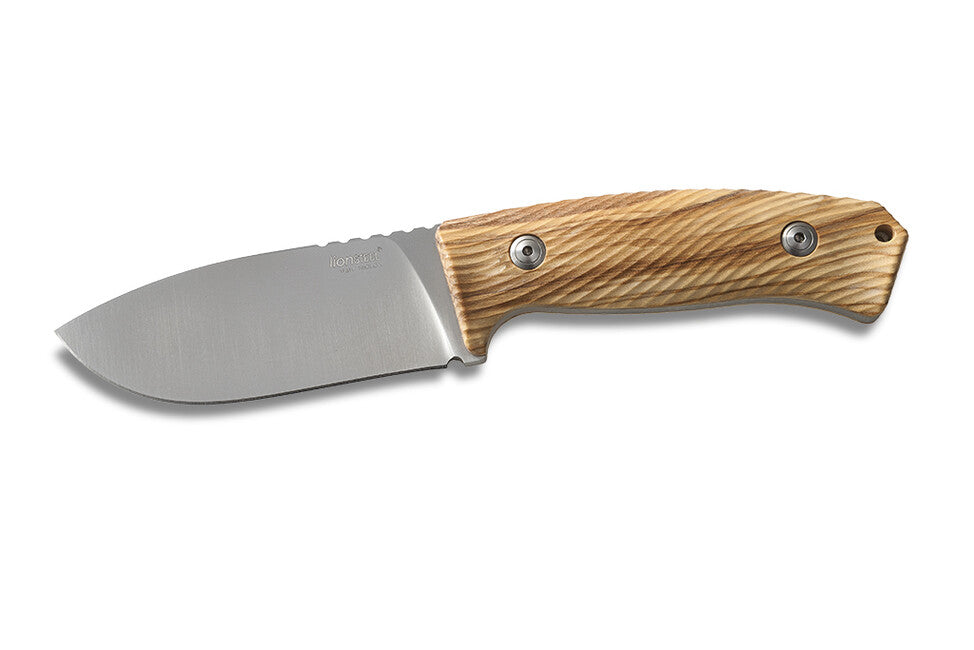 Lionsteel M3 UL Hunting Knife, Olive Wood Handle