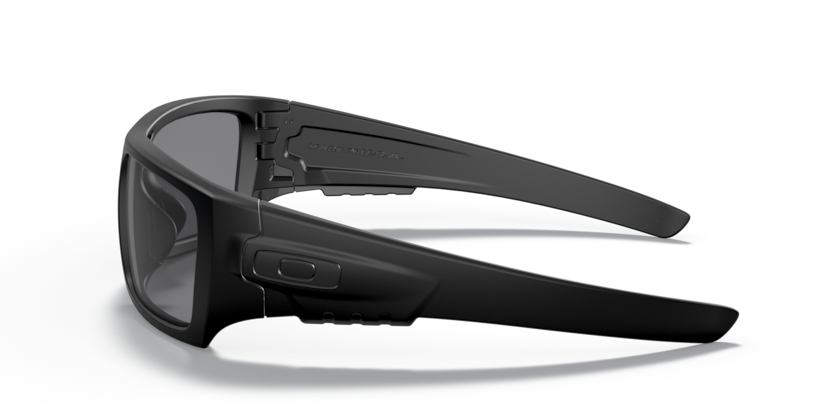 Oakley Det Cord Ballistic Sunglasses, Matte Black with Dark Grey Lens