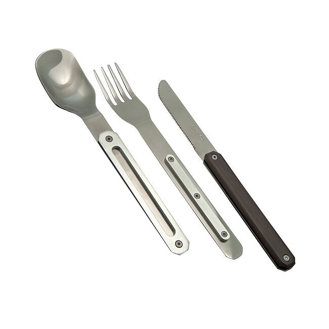 Akinod A01M00004 Cutlery Set 12h34, Ebony Wood