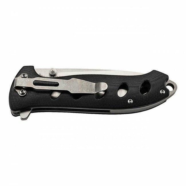 Herbertz Einhandmesser jednoručný vreckový nôž 8,7cm, čierna, G10