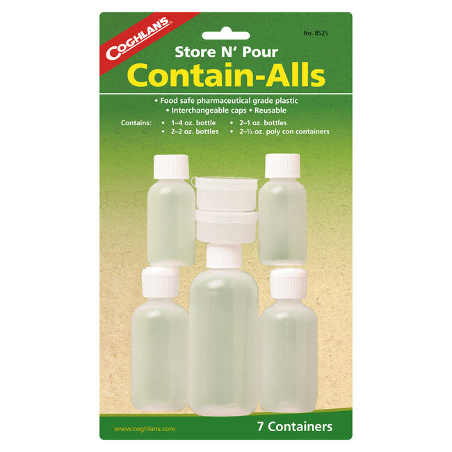 Coghlans CL Plastic Bottle Set 7 Bottles