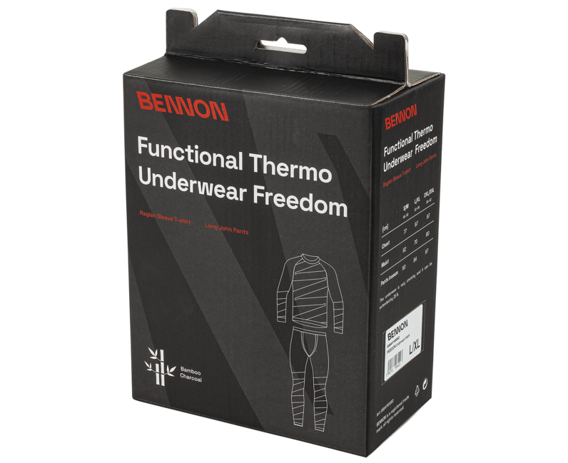 Bennon FREEDOM Thermal Underwear, Black