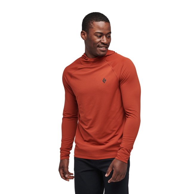 Black Diamond Alpenglow Women's Men's Hoodie, Burnt Sienna