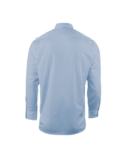 Mil-Tec Service Shirt Long Sleeve, Light Blue