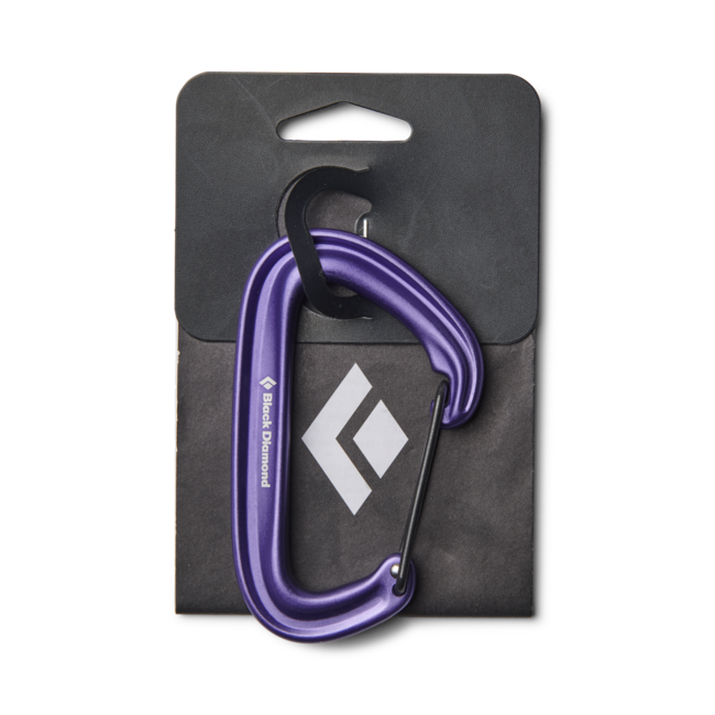 Black Diamond Litewire Carabiner, Purple