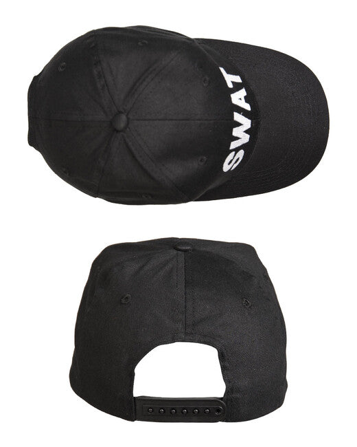 Mil-Tec SWAT Baseball Cap, Black
