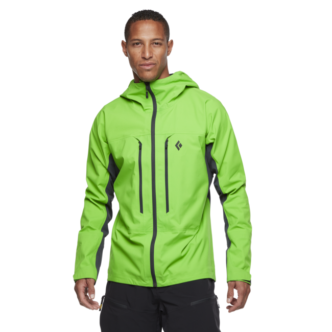 Black Diamond Women's Dawn Patrol Hybrid Men's Shell Jacket, Vibrant Green