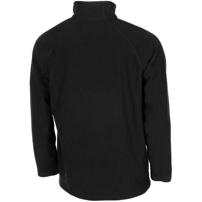 MFH Troyer Fleece Shirt, Black