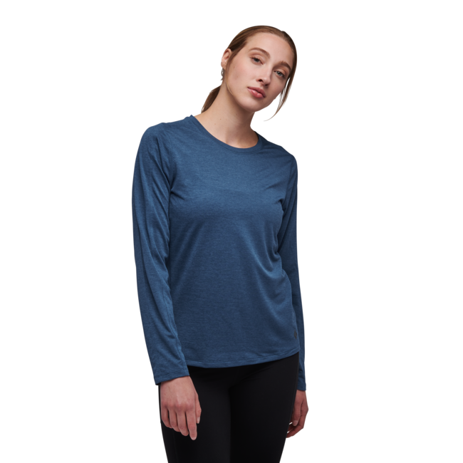Black Diamond Lightwire Tech Men's Long Sleeve Shirt, Navy Blue