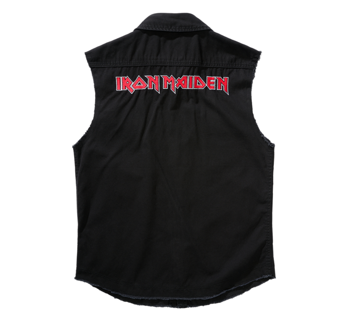 Brandit Iron Maiden Vintage Sleeveless Shirt NOTB, Black
