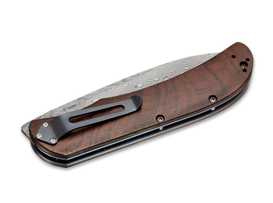 Boker Plus Exskelibur Pocket Knife, 9cm, Wood