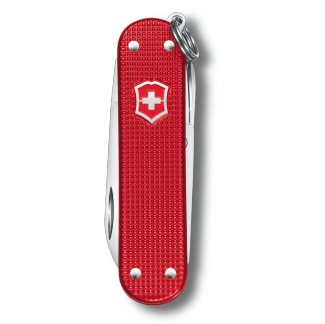 Victorinox Classic Colors Alox Sweet Berry Multitool, Red, 58mm Knife, 5 Functions