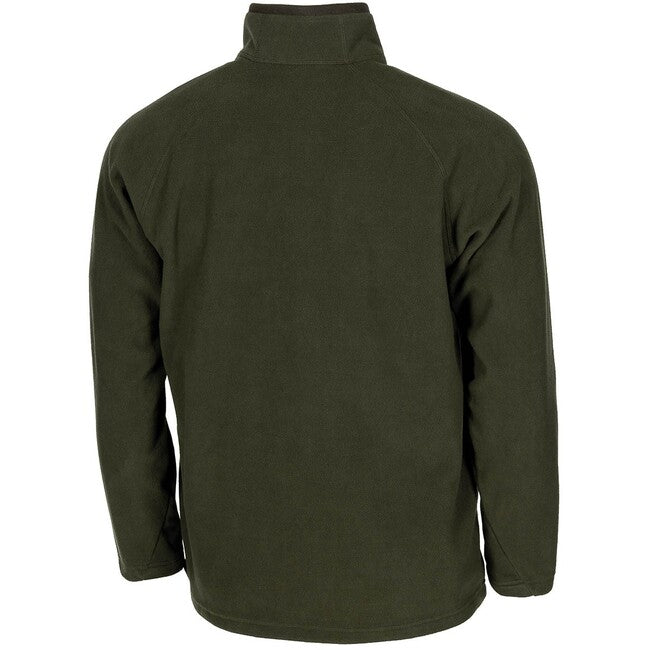 MFH Troyer Fleece Shirt, Olive Drab