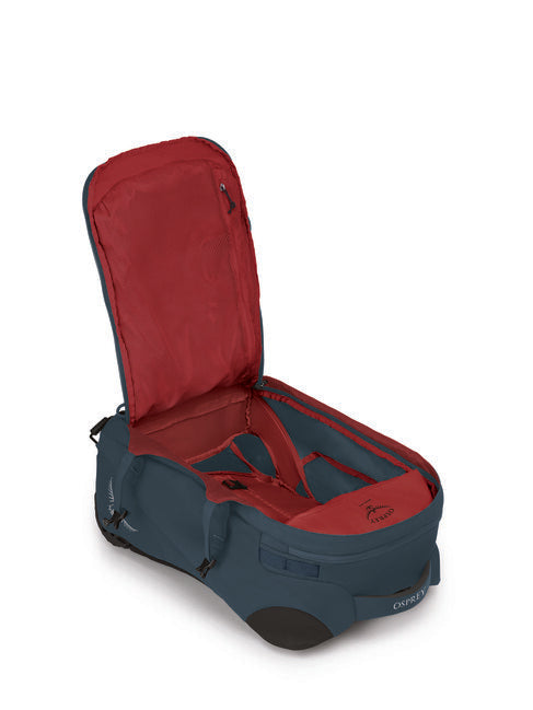 Osprey Farpoint Wheels 36 Travel Rolling Bag, Muted Space Blue