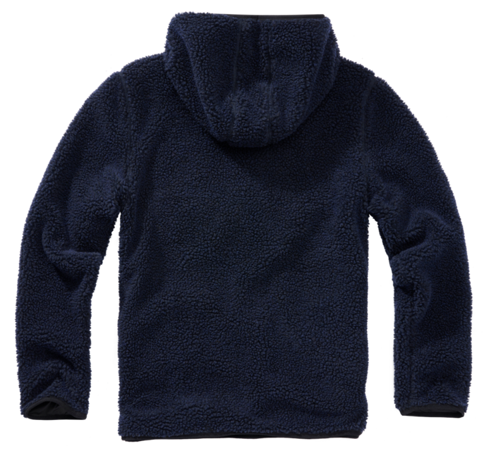 Brandit Teddyfleece Worker Fleece Pullover, Navy Blue