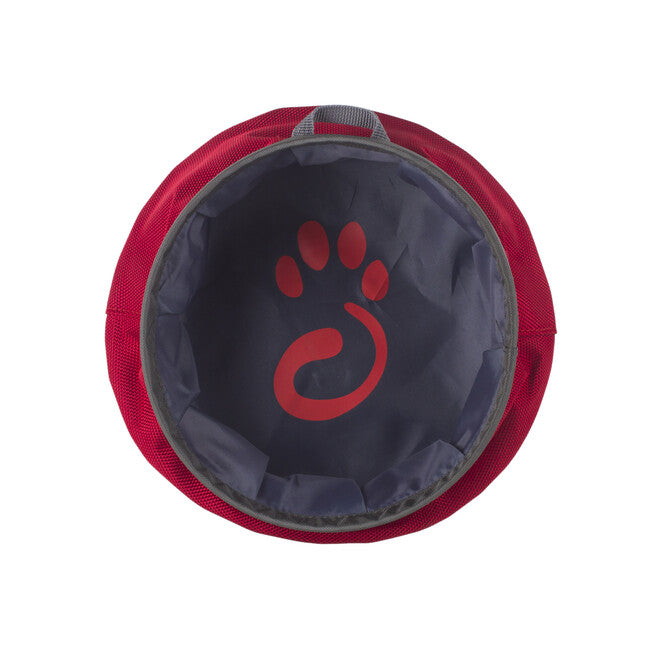 Mountain Paws Miska na vodu pre psov, skladacia L červená