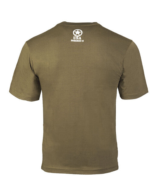 Mil-Tec USA Allied Star T-Shirt, Olive