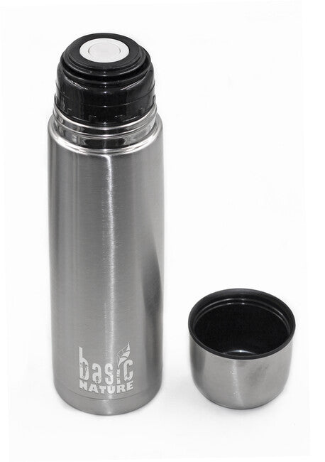 BasicNature Vacuum Thermos 0.5l Stainless Steel