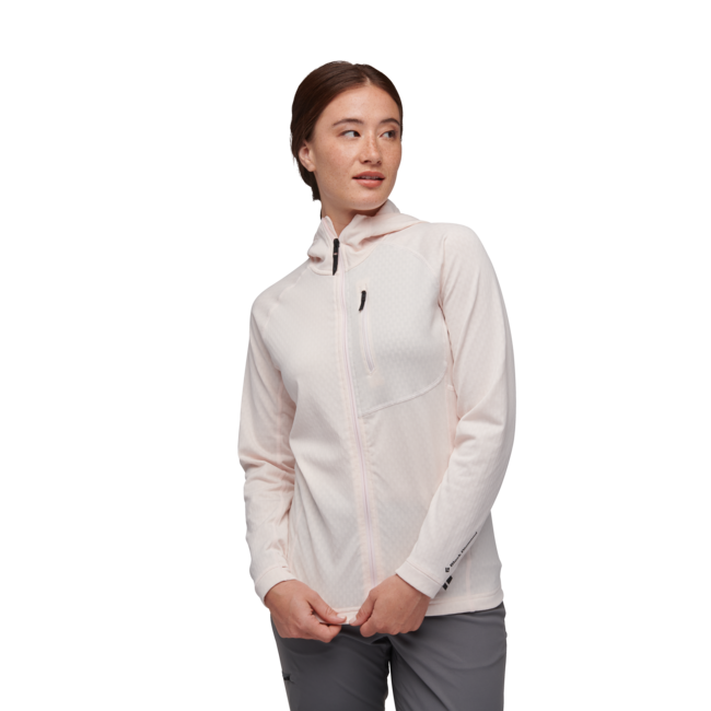 Black Diamond Women's Coefficient Men's Hoodie, Ice Pink