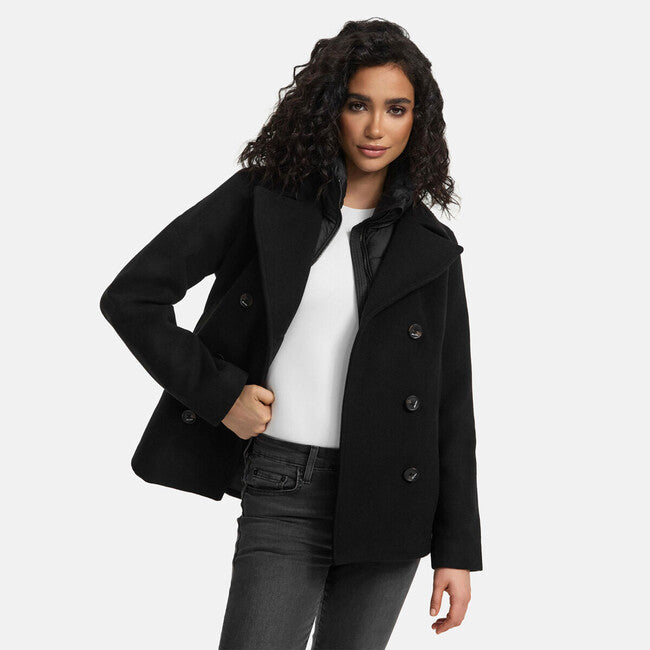Marikoo Women's Short Jacket Aylaraa with Removable Collar