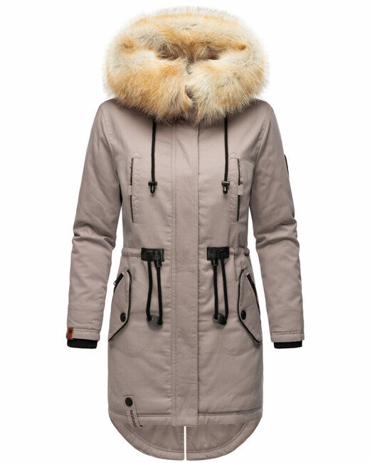 Navahoo Women's Winter Jacket Bombii with Fur