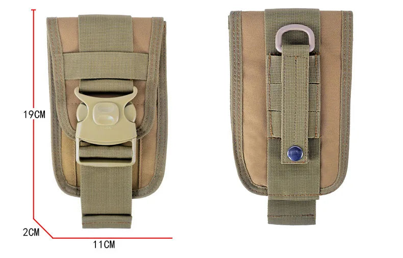 Dragowa Tactical Zulu Smartphone Pouch, Black