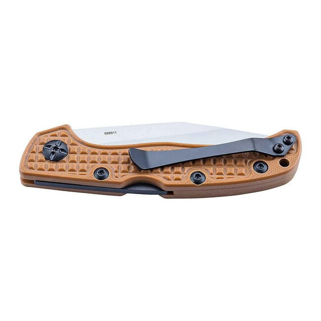 Herbertz Folding Knife 7.7cm, G10, Brown