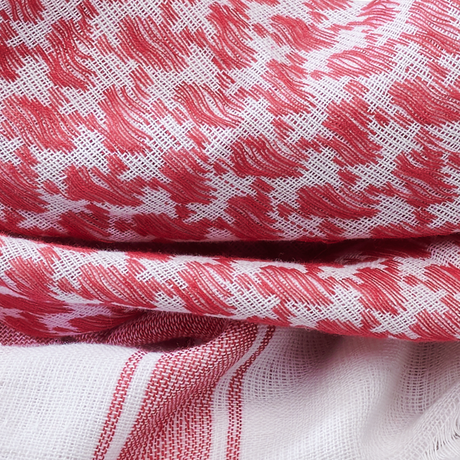 Brandit Shemag Scarf, Red-White