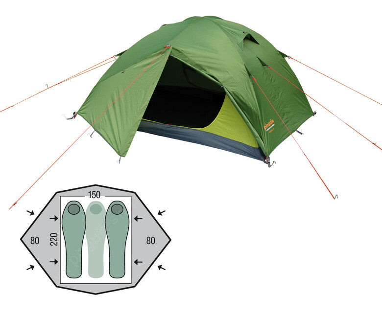 Pinguin Gemini 150 Tent, Green