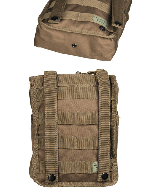 Mil-Tec Large Vertical MOLLE Pouch, Dark Coyote