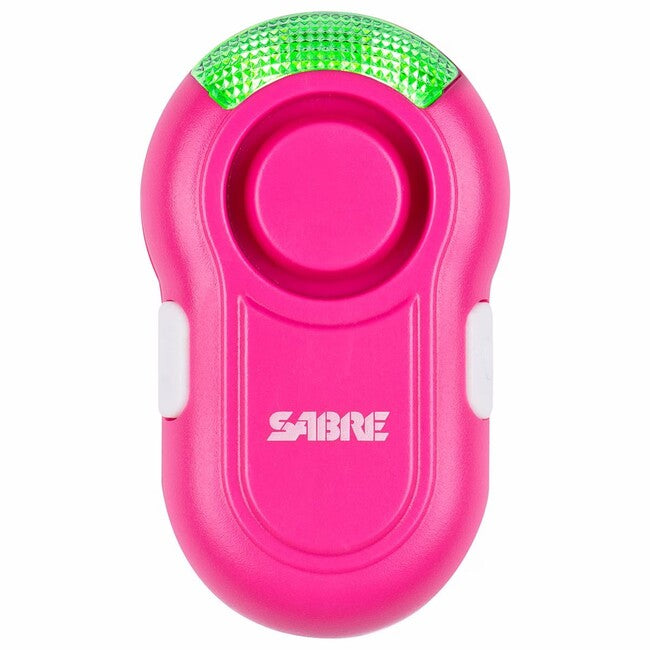 Sabre Red Personal Alarm Clip-On LED 120dB, Pink