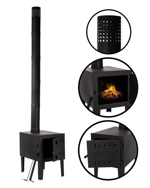 Mil-Tec Stove with Chimney for Tent