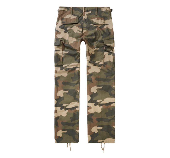 Brandit Women's BDU Ripstop Pants, Light Woodland